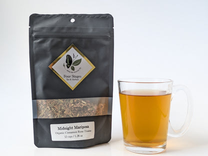 Midnight Mariposa - Organic Sleep Cinnamon Rose Tisane