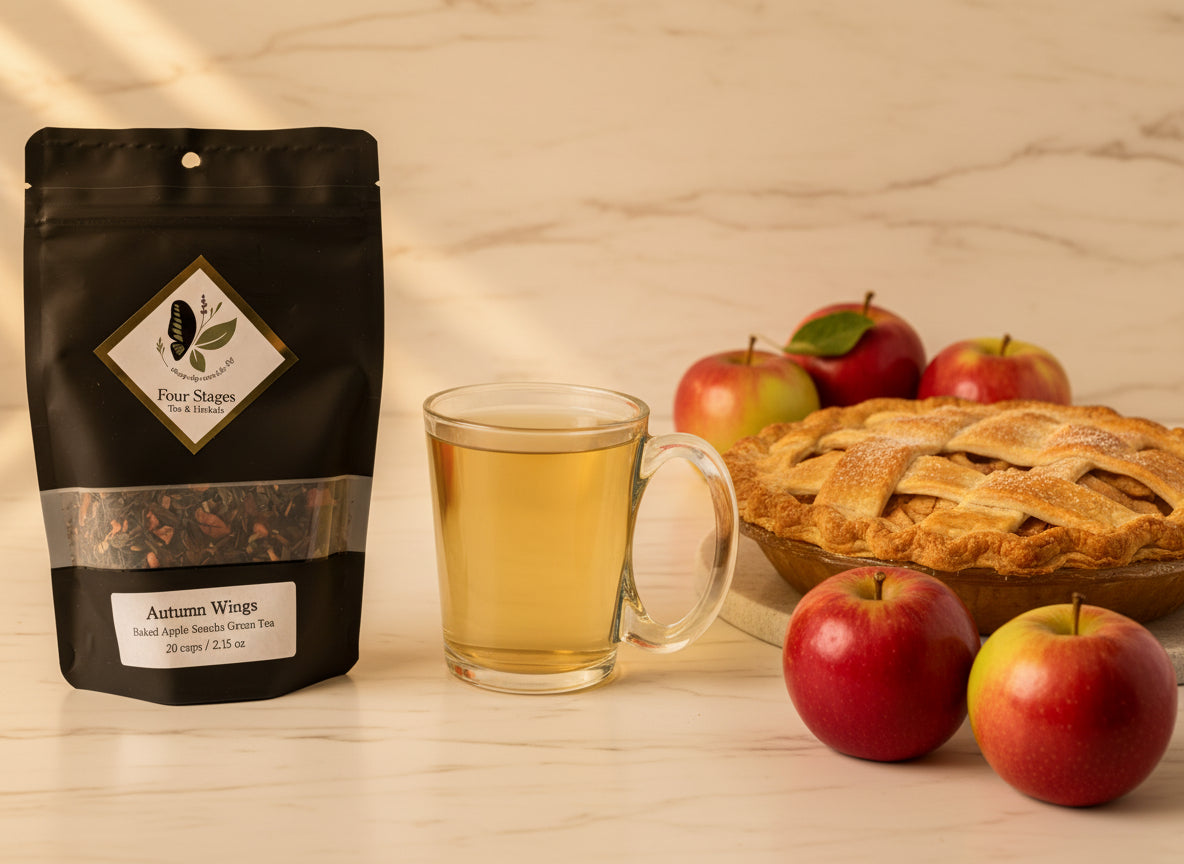 Autumn Wings - Baked Apple Sencha Green Tea