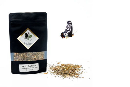 Dainty Swallowtail - Organic De-Stress Lavender Lemon Tisane